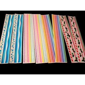 Mrs. Grossman's  Stickers 8 Strips "Water, Pastel, Rainbow, Christmas"  Stickers